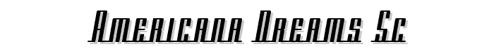 Americana Dreams SC font